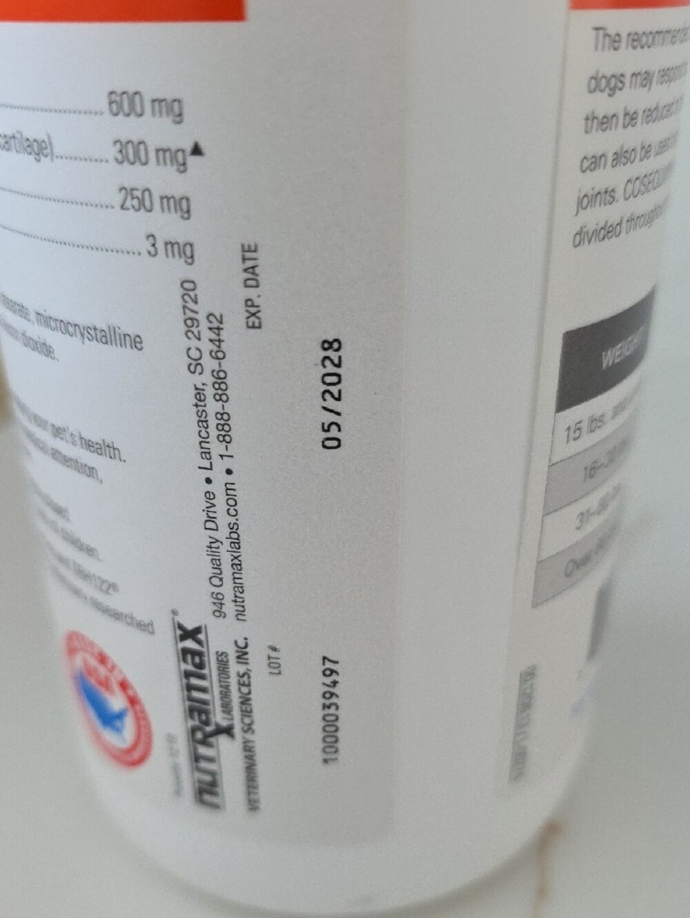 Cosequin - Maximum Strength Joint Supplement for Dogs - Picture 3 of 5